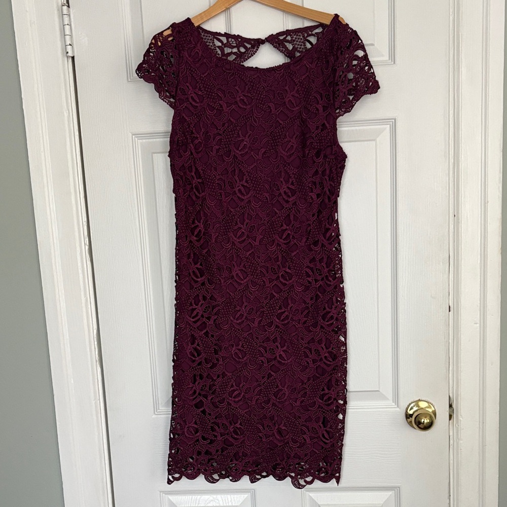 Alice + Olivia Lace Dress with open back